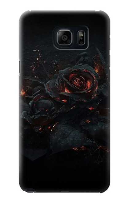 S3672 Rose brûlée Etui Coque Housse pour Samsung Galaxy S6 Edge Plus