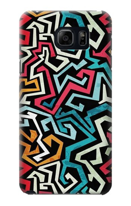 S3712 Motif Pop Art Etui Coque Housse pour Samsung Galaxy S6 Edge Plus