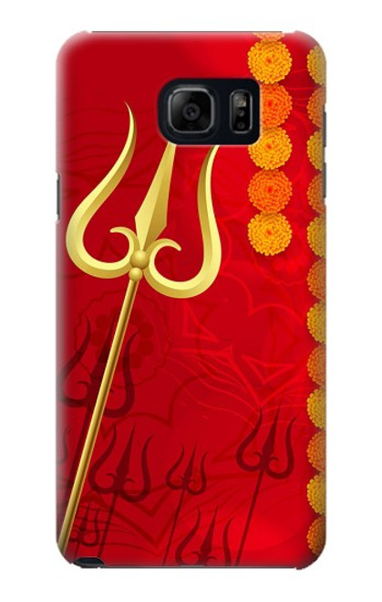S3788 Shiv Trishul Etui Coque Housse pour Samsung Galaxy S6 Edge Plus