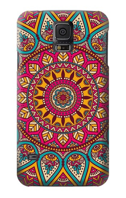 S3694 Modèle d'art hippie Etui Coque Housse pour Samsung Galaxy S5