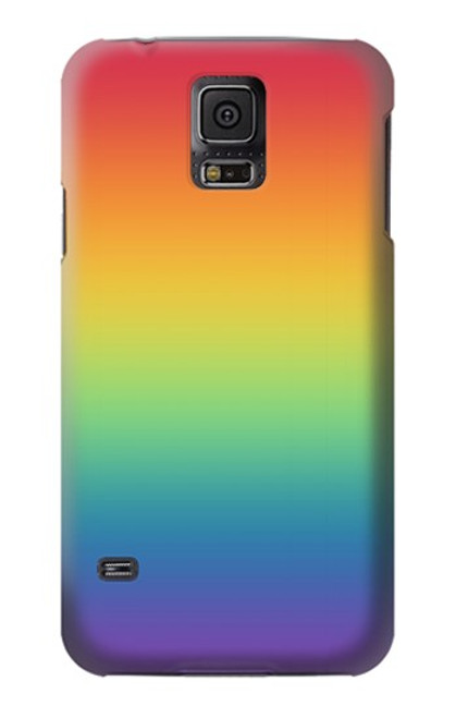 S3698 Drapeau de fierté LGBT Etui Coque Housse pour Samsung Galaxy S5