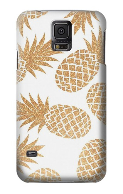 S3718 Ananas sans soudure Etui Coque Housse pour Samsung Galaxy S5