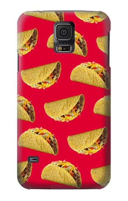 S3755 Tacos mexicains Etui Coque Housse pour Samsung Galaxy S5