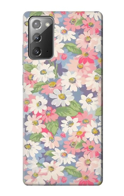 S3688 Motif d'art floral floral Etui Coque Housse pour Samsung Galaxy Note 20