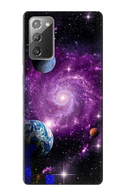 S3689 Planète spatiale Galaxy Etui Coque Housse pour Samsung Galaxy Note 20