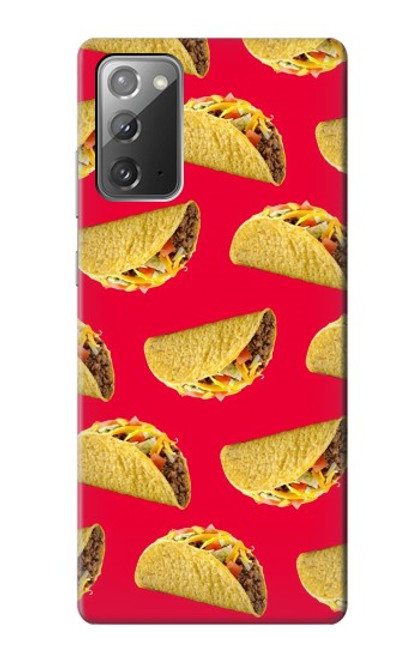 S3755 Tacos mexicains Etui Coque Housse pour Samsung Galaxy Note 20