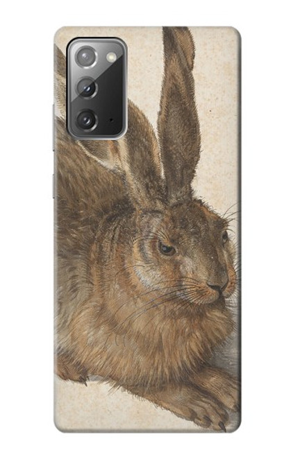 S3781 Albrecht Durer Young Hare Etui Coque Housse pour Samsung Galaxy Note 20
