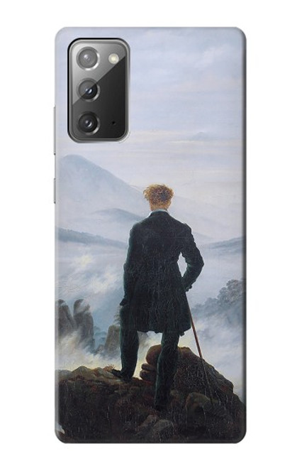 S3789 Wanderer above the Sea of Fog Etui Coque Housse pour Samsung Galaxy Note 20
