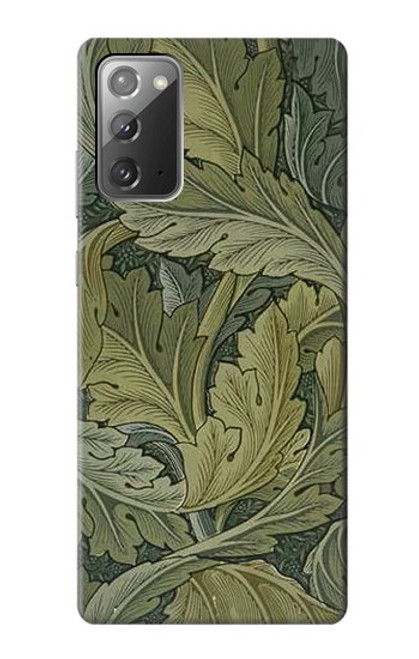 S3790 William Morris Acanthus Leaves Etui Coque Housse pour Samsung Galaxy Note 20