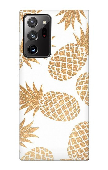 S3718 Ananas sans soudure Etui Coque Housse pour Samsung Galaxy Note 20 Ultra, Ultra 5G