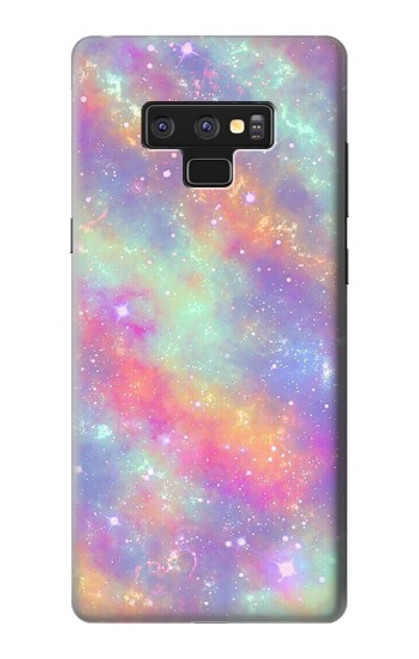 S3706 Arc-en-ciel pastel Galaxy Pink Sky Etui Coque Housse pour Note 9 Samsung Galaxy Note9