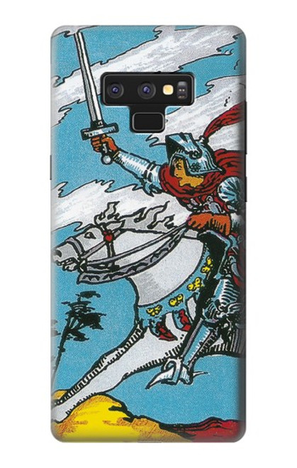 S3731 Carte de tarot chevalier des épées Etui Coque Housse pour Note 9 Samsung Galaxy Note9