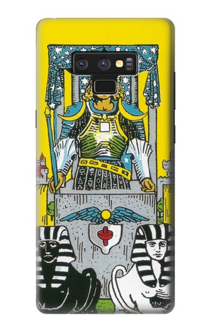 S3739 Carte de tarot le char Etui Coque Housse pour Note 9 Samsung Galaxy Note9