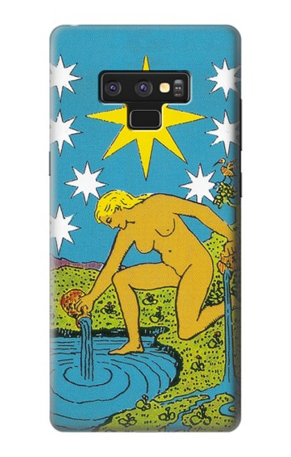 S3744 Carte de tarot l'étoile Etui Coque Housse pour Note 9 Samsung Galaxy Note9