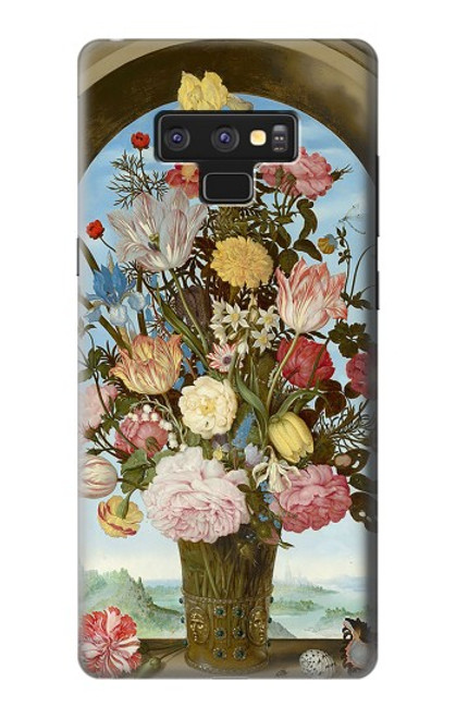 S3749 Vase de fleurs Etui Coque Housse pour Note 9 Samsung Galaxy Note9