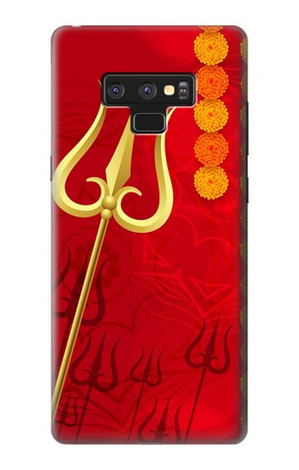 S3788 Shiv Trishul Etui Coque Housse pour Note 9 Samsung Galaxy Note9