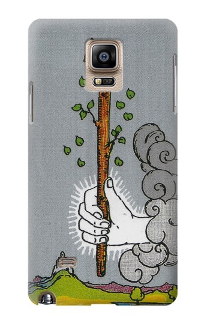 S3723 Carte de tarot l'âge des baguettes Etui Coque Housse pour Samsung Galaxy Note 4