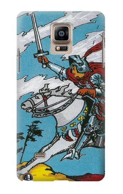 S3731 Carte de tarot chevalier des épées Etui Coque Housse pour Samsung Galaxy Note 4