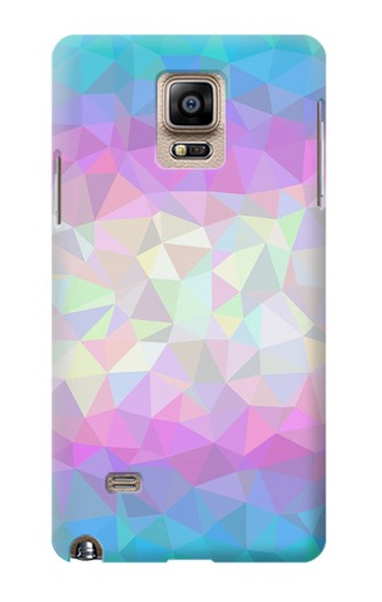 S3747 Polygone de drapeau trans Etui Coque Housse pour Samsung Galaxy Note 4