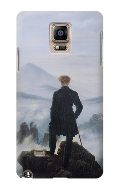 S3789 Wanderer above the Sea of Fog Etui Coque Housse pour Samsung Galaxy Note 4