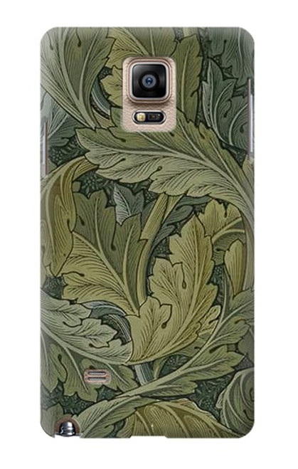 S3790 William Morris Acanthus Leaves Etui Coque Housse pour Samsung Galaxy Note 4