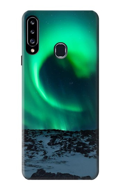 S3667 Aurora Northern Light Etui Coque Housse pour Samsung Galaxy A20s