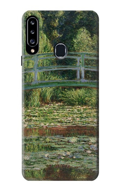 S3674 Claude Monet La passerelle japonaise et la piscine de nénuphars Etui Coque Housse pour Samsung Galaxy A20s