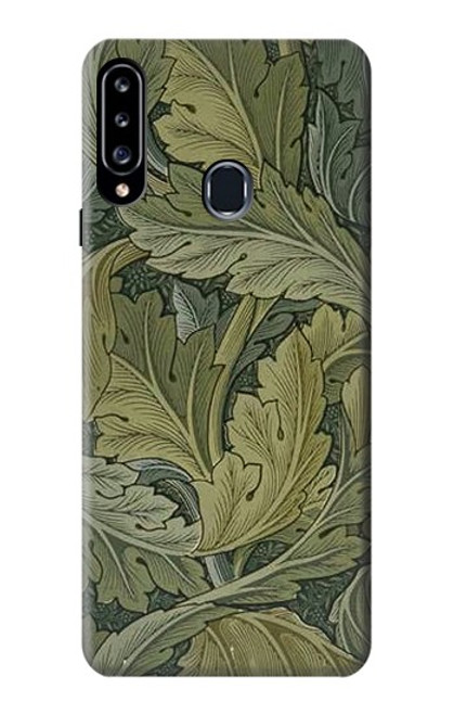 S3790 William Morris Acanthus Leaves Etui Coque Housse pour Samsung Galaxy A20s