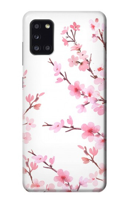 S3707 Fleur de cerisier rose fleur de printemps Etui Coque Housse pour Samsung Galaxy A31