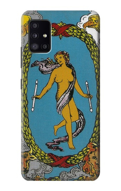 S3746 Carte de tarot le monde Etui Coque Housse pour Samsung Galaxy A41