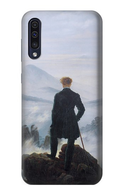 S3789 Wanderer above the Sea of Fog Etui Coque Housse pour Samsung Galaxy A50