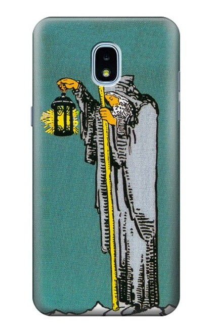 S3741 Carte de tarot l'ermite Etui Coque Housse pour Samsung Galaxy J3 (2018), J3 Star, J3 V 3rd Gen, J3 Orbit, J3 Achieve, Express Prime 3, Amp Prime 3