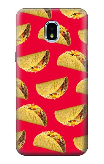 S3755 Tacos mexicains Etui Coque Housse pour Samsung Galaxy J3 (2018), J3 Star, J3 V 3rd Gen, J3 Orbit, J3 Achieve, Express Prime 3, Amp Prime 3