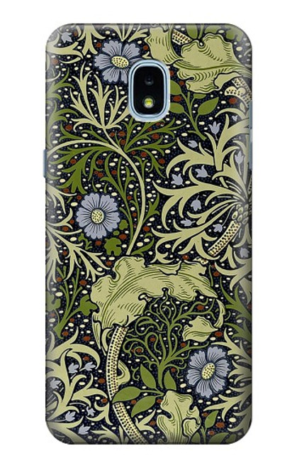 S3792 William Morris Etui Coque Housse pour Samsung Galaxy J3 (2018), J3 Star, J3 V 3rd Gen, J3 Orbit, J3 Achieve, Express Prime 3, Amp Prime 3