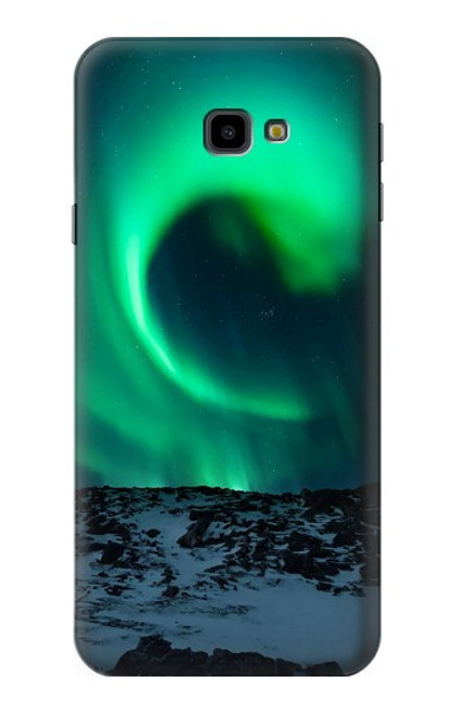S3667 Aurora Northern Light Etui Coque Housse pour Samsung Galaxy J4+ (2018), J4 Plus (2018)