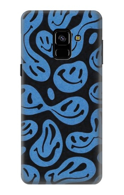 S3679 Motif fantôme mignon Etui Coque Housse pour Samsung Galaxy A8 (2018)