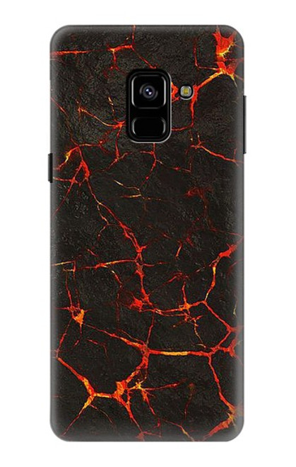 S3696 Magma de lave Etui Coque Housse pour Samsung Galaxy A8 (2018)