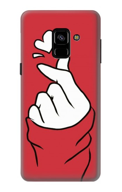 S3701 Mini signe d'amour de coeur Etui Coque Housse pour Samsung Galaxy A8 (2018)