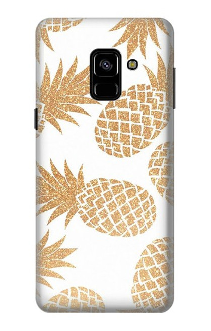 S3718 Ananas sans soudure Etui Coque Housse pour Samsung Galaxy A8 (2018)