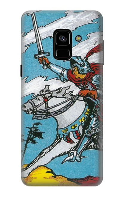 S3731 Carte de tarot chevalier des épées Etui Coque Housse pour Samsung Galaxy A8 (2018)