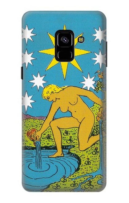 S3744 Carte de tarot l'étoile Etui Coque Housse pour Samsung Galaxy A8 (2018)