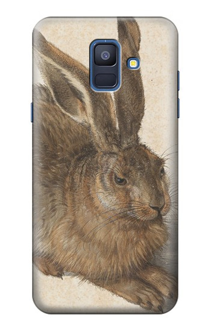 S3781 Albrecht Durer Young Hare Etui Coque Housse pour Samsung Galaxy A6 (2018)