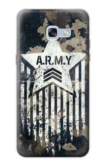 S3666 Camouflage de l'armée Etui Coque Housse pour Samsung Galaxy A5 (2017)