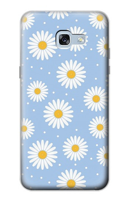 S3681 Motif de fleurs de marguerite Etui Coque Housse pour Samsung Galaxy A5 (2017)