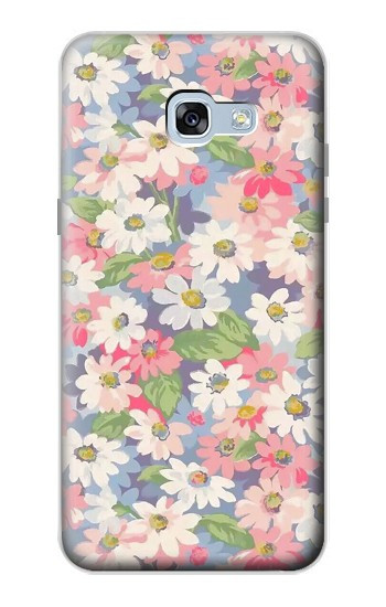 S3688 Motif d'art floral floral Etui Coque Housse pour Samsung Galaxy A5 (2017)
