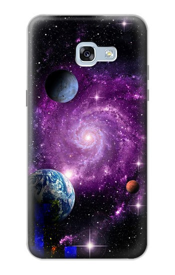 S3689 Planète spatiale Galaxy Etui Coque Housse pour Samsung Galaxy A5 (2017)