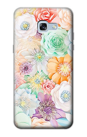 S3705 Fleur florale pastel Etui Coque Housse pour Samsung Galaxy A5 (2017)