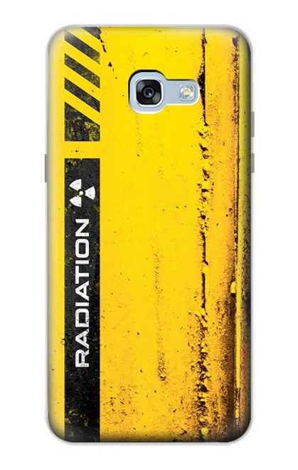 S3714 Avertissement de rayonnement Etui Coque Housse pour Samsung Galaxy A5 (2017)