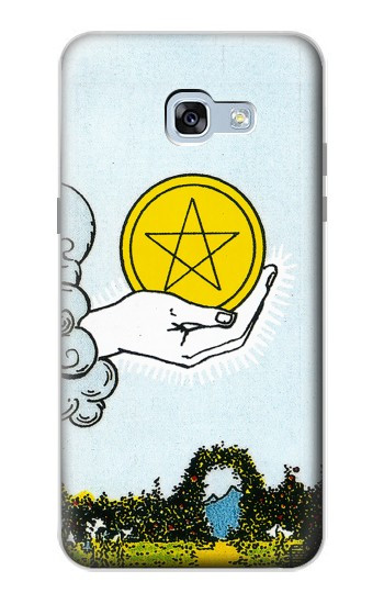S3722 Carte de tarot Pièces de l'As des Pentacles Etui Coque Housse pour Samsung Galaxy A5 (2017)