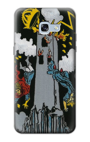 S3745 Carte de tarot la tour Etui Coque Housse pour Samsung Galaxy A5 (2017)